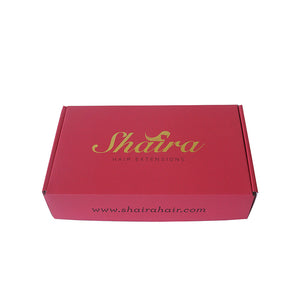 Custom Gold Foiled Logo Hair Packaging Boxes