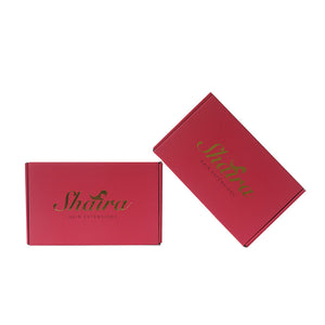 Custom Gold Foiled Logo Hair Packaging Boxes