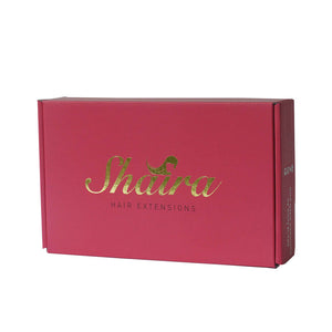 Custom Gold Foiled Logo Hair Packaging Boxes
