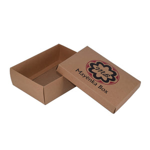 Brown Kraft Beauty Products Packaging Box with Shopping Bag