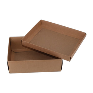 Brown Kraft Beauty Products Packaging Box with Shopping Bag