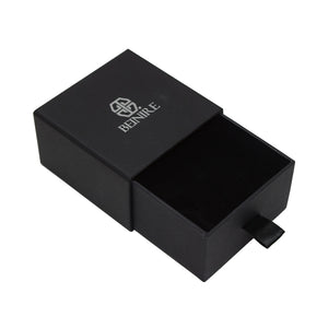 Silver Stamped Logo Drawer Ring Box