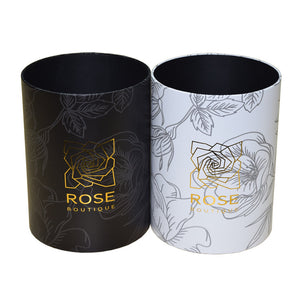 Custom Metallic Gold Foiled Flowers Box, Customized Flowers Packaging Box for Flower Boutique