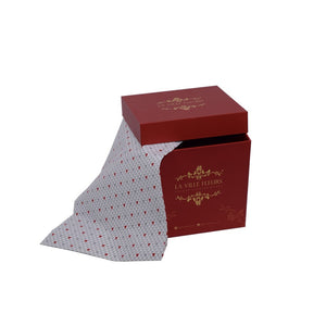 Custom Branded Cube Cardboard Flower Box