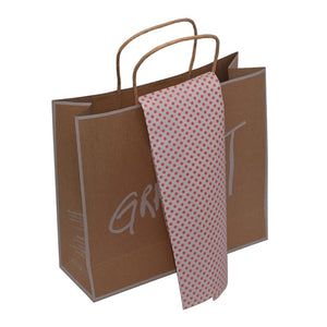 Brown Kraft Paper Shopping Bag for Garment Brand