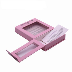 Clear Windowed Magnetic Hair Extensions Packaging Box