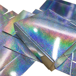 Silver Glitter Holographic Gift Box Silver Laser Packaging Party Favor Box 40pcs/pack Free Shipping