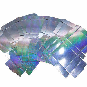 Silver Glitter Holographic Gift Box Silver Laser Packaging Party Favor Box 40pcs/pack Free Shipping