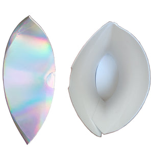 Silver Holographic Hair Extensions Pillow Box Wholesales 50pcs/pack