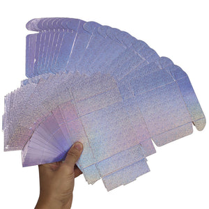 Lilac Violet Holographic Glitter Jewelry Box