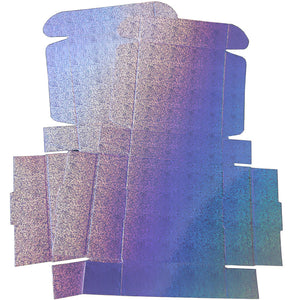 Lilac Violet Holographic Glitter Jewelry Box