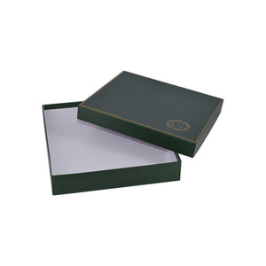 Luxury Cashmere Scarves Gift Box with Gold Rim and Wrapping Tissue Paper