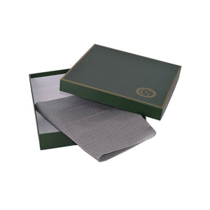 Luxury Cashmere Scarves Gift Box with Gold Rim and Wrapping Tissue Paper