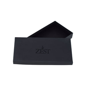 Black on Black Spot Glossy UV Logo Scarf Packaging Gift Box