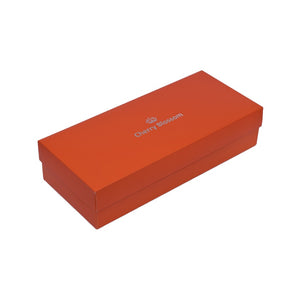 Flat Packed Clothes Packaging Box with Silver Foiled Logo