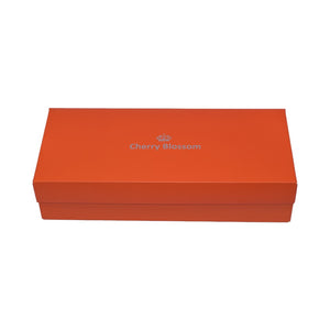 Flat Packed Clothes Packaging Box with Silver Foiled Logo