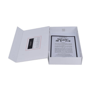 Collapsible Magnetic Hair Box with Drawstring Pouch
