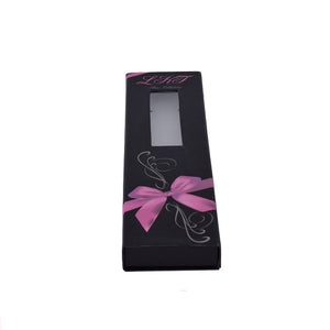 Long Shaped Rectangular Flip Top Cardboard Hair Extensions Box
