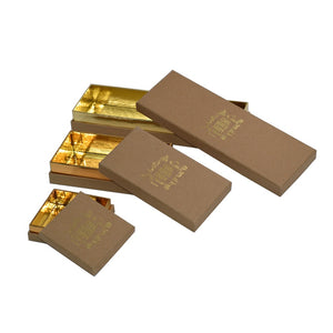 High Quality Gold Foiled Truffles Gift Box Packaging