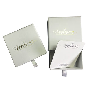 Jewelry Box with Custom Jewelry Card Inserts