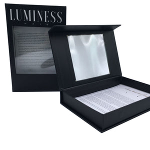 Cardboard Virgin Hair Packaging Box Wholesale Free Sample Provided