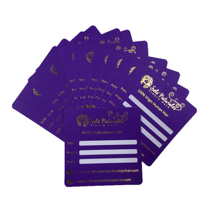 Gold Foiled Logo Hair Packaging Pillow Box